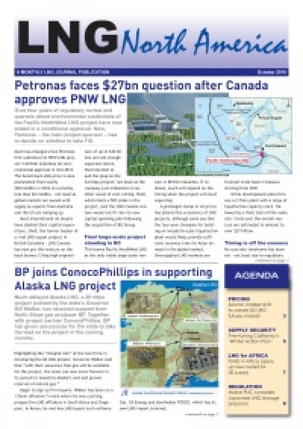 LNG North America – October 2016
