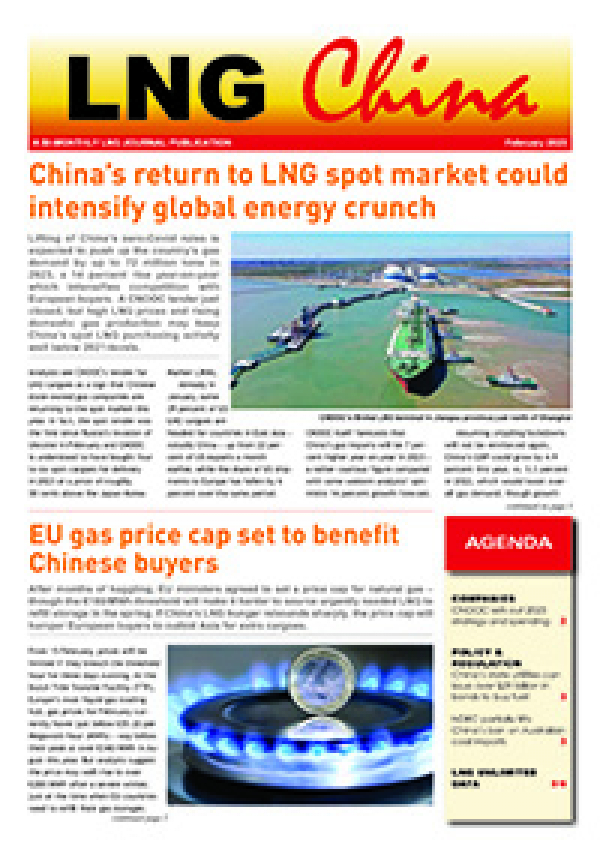 LNG China – February 2023