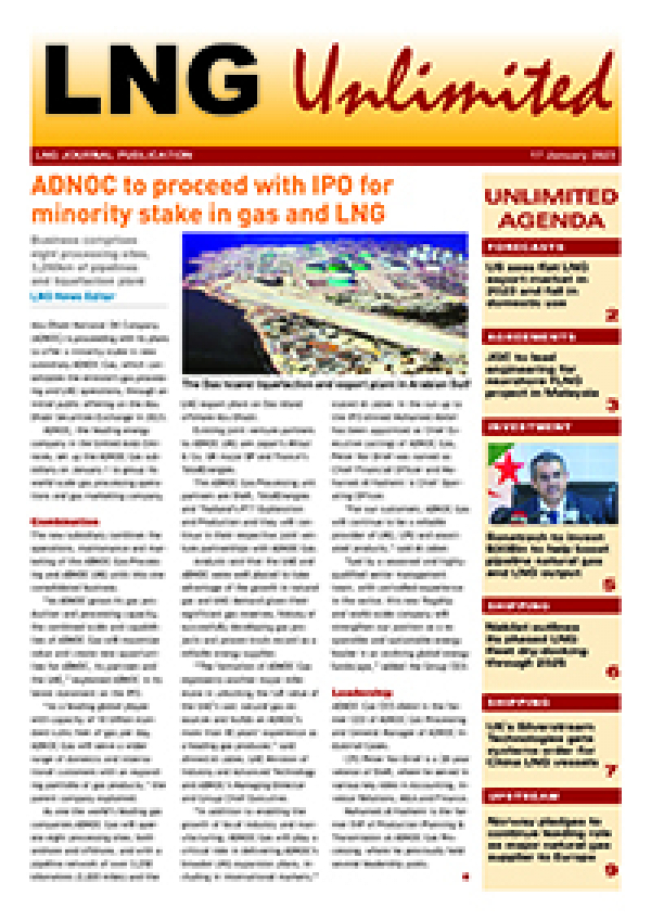 LNG Unlimited – 17 January 2023