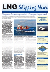 LNG Shipping News - 18 September 2014