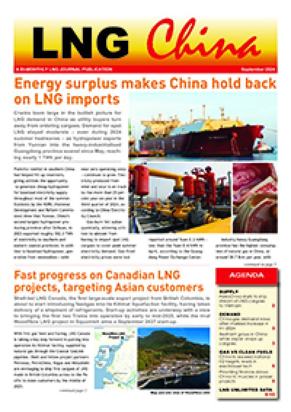 LNG China – September 2024