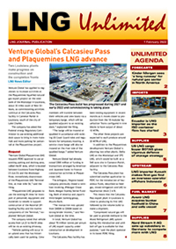 LNG Unlimited – 1 February 2022