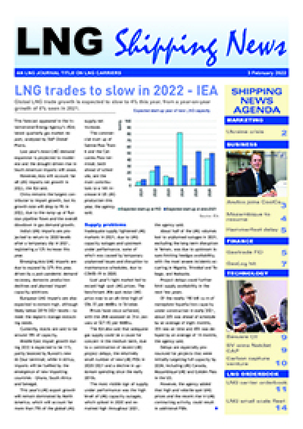 LNG Shipping News - 3 February 2022