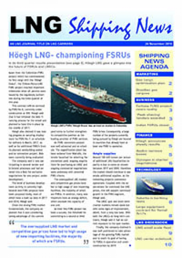 LNG Shipping News - 24 November 2016