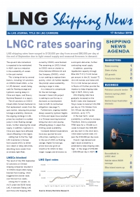 LNG Shipping News - 17 October 2019