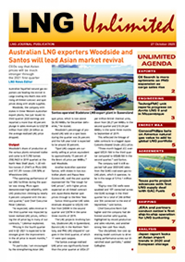 LNG Unlimited – 27 October 2020