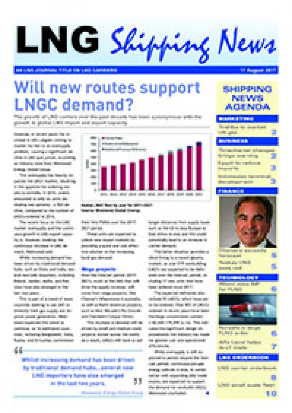 LNG Shipping News - 17 August 2017
