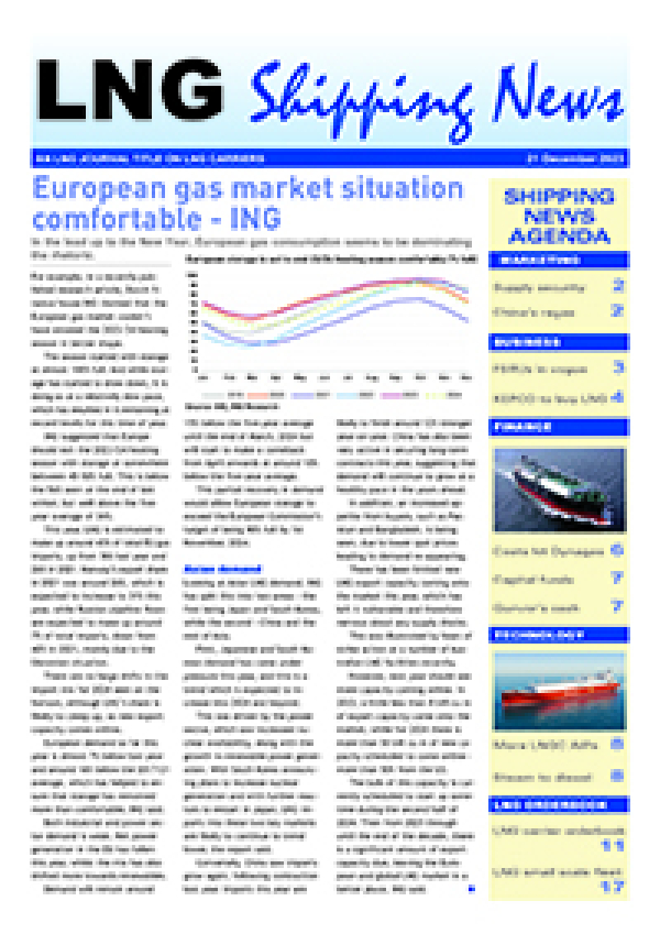 LNG Shipping News - 21 December 2023