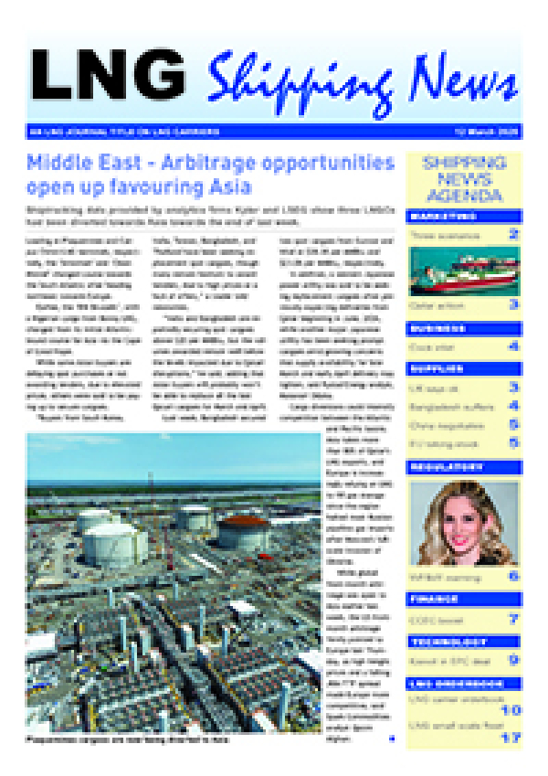 LNG Shipping News - 12 Mar 2026