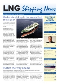 LNG Shipping News - 9 June 2016