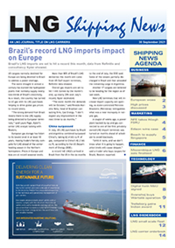 LNG Shipping News - 30 September 2021