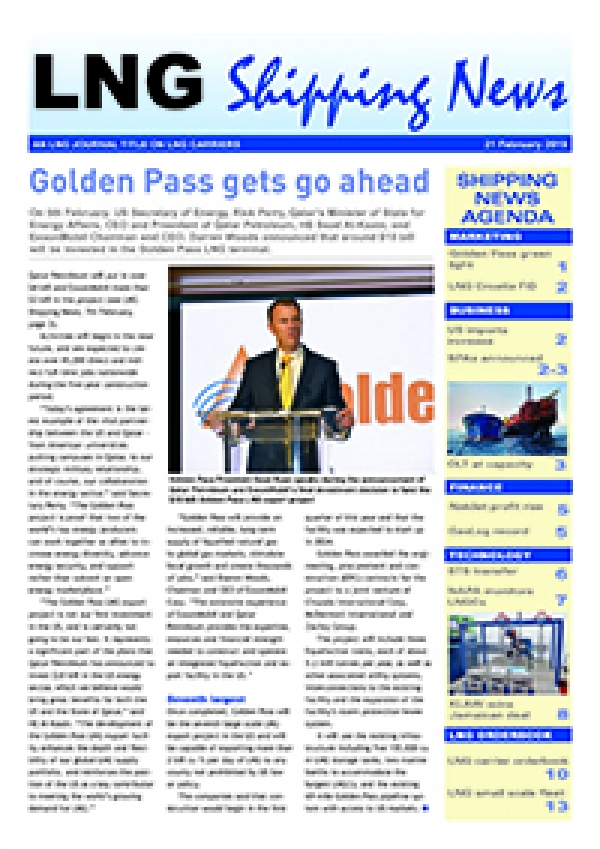 LNG Shipping News - 21 February 2019