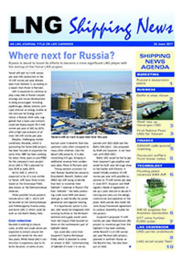 LNG Shipping News - 22 June 2017