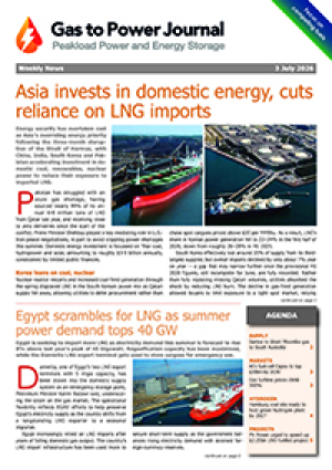 Gas to Power &ndash; July 3, 2026
