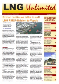 LNG Unlimited – 13 September 2016