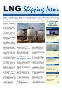 LNG Shipping News - 11 June 2015