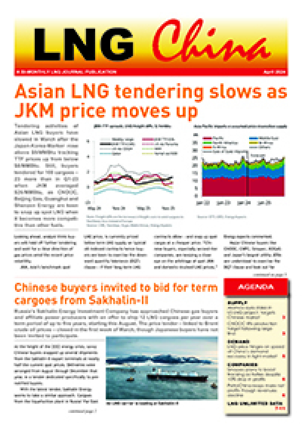 LNG China – April 2024