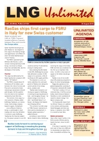 LNG Unlimited – 30 August 2016