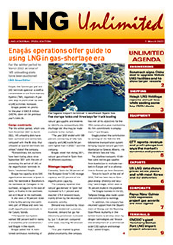 LNG Unlimited – 1 March 2022