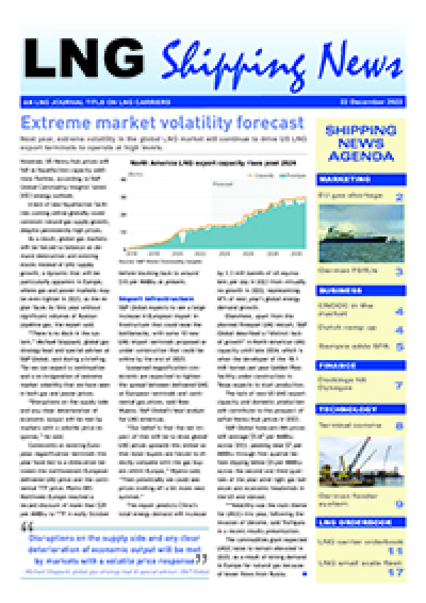 LNG Shipping News - 22 Dec 2022