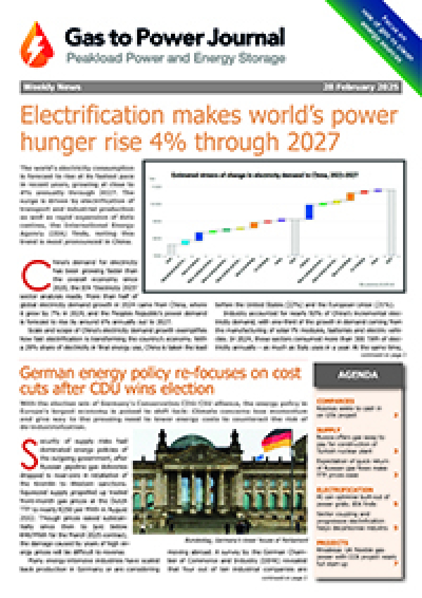 Gas to Power – February 28, 2025