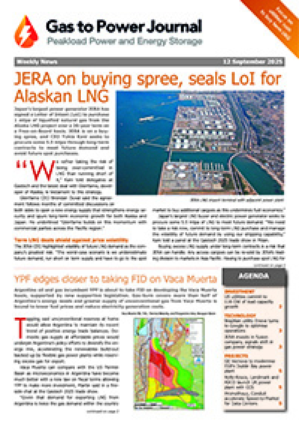 Gas to Power – September 12, 2025