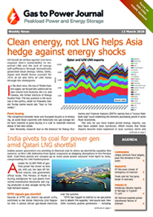 Gas to Power &ndash; March 13, 2026