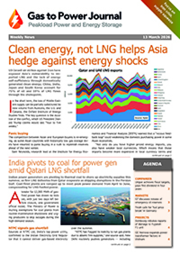 Gas to Power – March 13, 2026