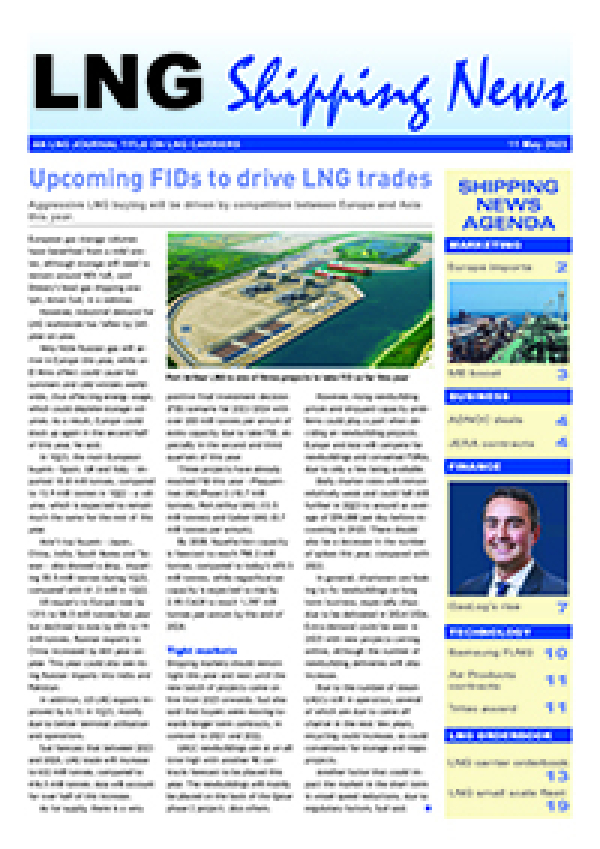 LNG Shipping News - 11 May 2023