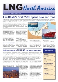 LNG North America – September 2016