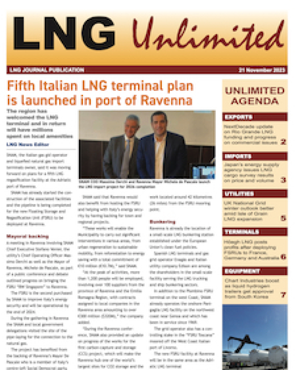 LNG Unlimited – 21 November 2023