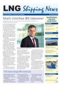 LNG Shipping News - 18 February 2016