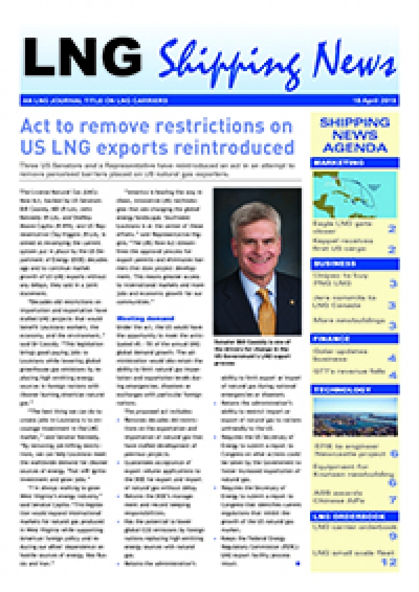 LNG Shipping News - 18 April 2019