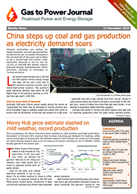 Gas to Power – December 15, 2023