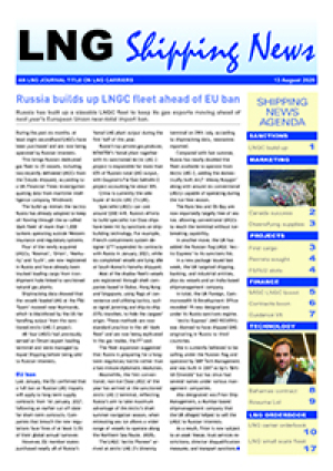 LNG Shipping News - 13 August 2026