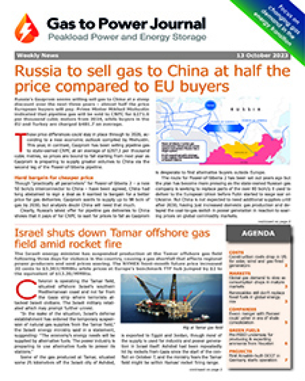 Gas to Power – October 13, 2023