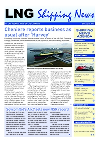 LNG Shipping News - 31 August 2017