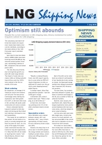 LNG Shipping News - 4 August 2016
