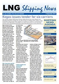 LNG Shipping News - 4 September 2014