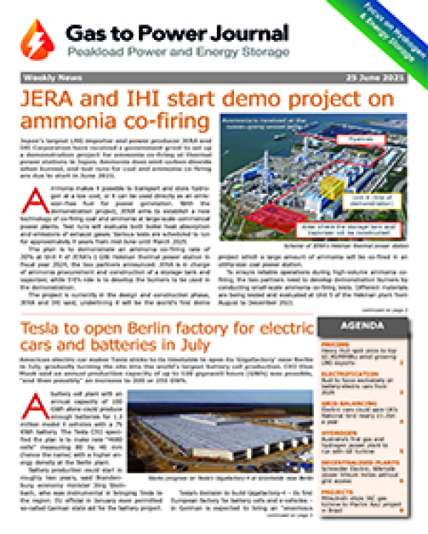Gas to Power – June 25. 2021