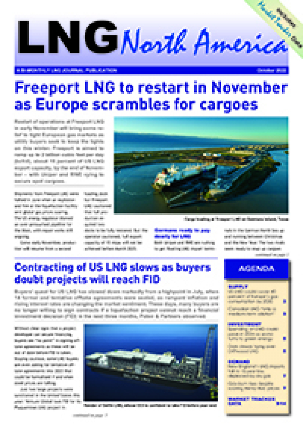LNG North America – October 2022