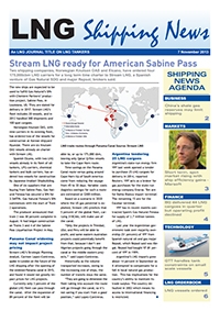 LNG Shipping News - 07 November 2013