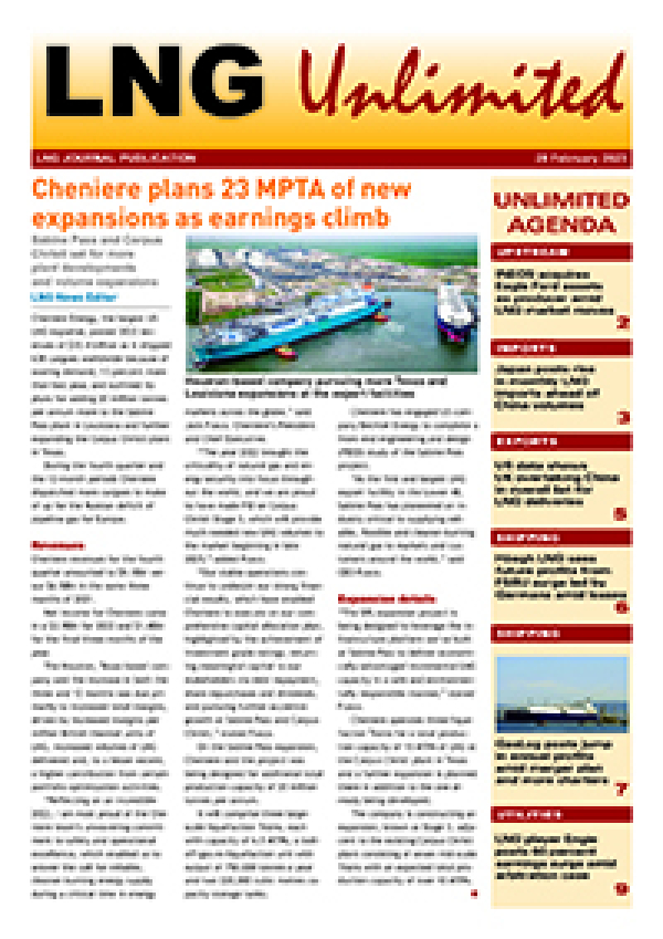 LNG Unlimited – 28 February 2023