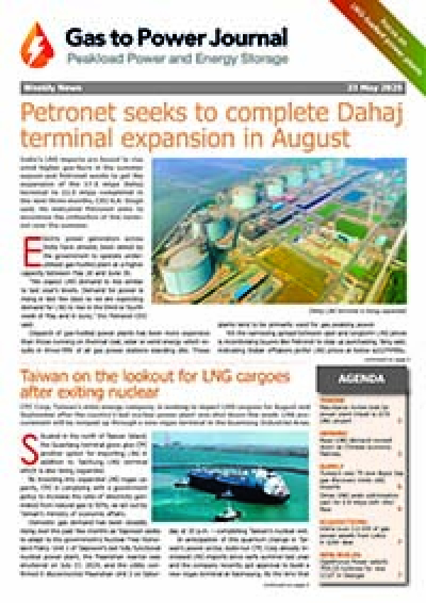Gas to Power – May 23, 2025