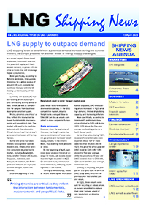 LNG Shipping News - 13 Apr 2023