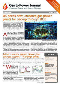 Gas to Power – August 2, 2024