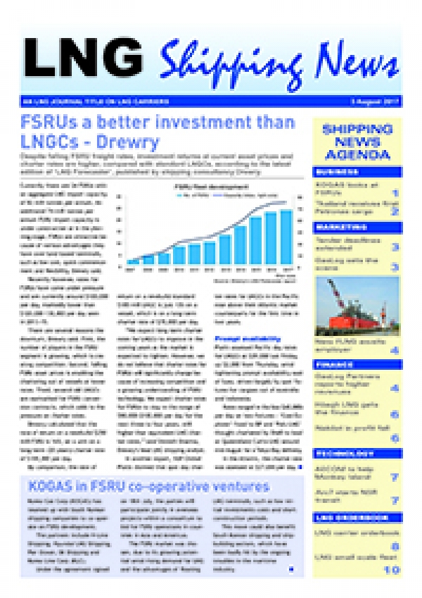 LNG Shipping News - 3 August 2017