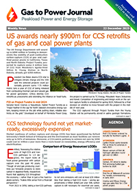 Gas to Power – December 22, 2023