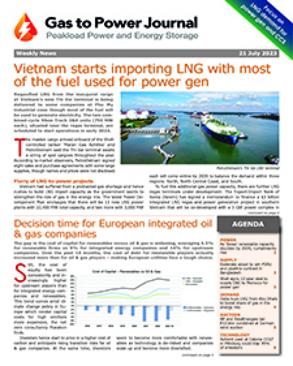 Gas to Power – July 21, 2023