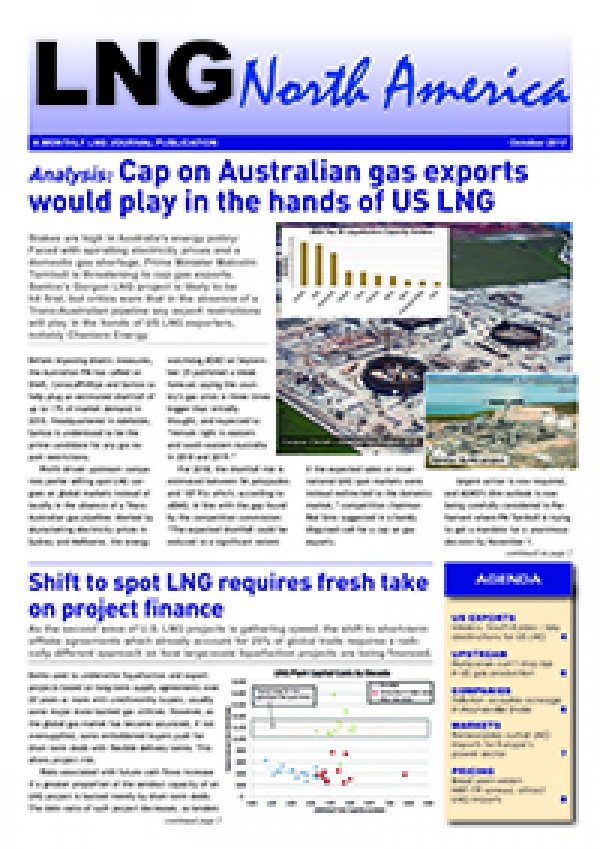 LNG North America – October 2017